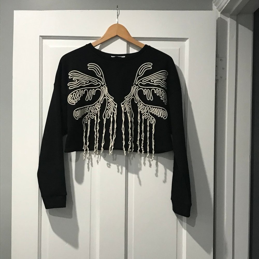 Black Zara Sweater Trafaluc Collection